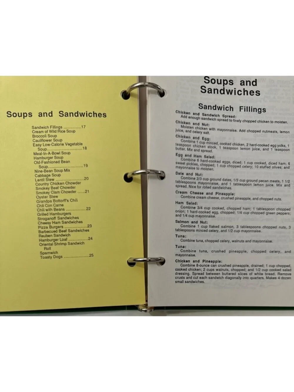 Immanuel Lutheran Church Cookbook 1987 Vtg Recipe Collection Ring Bound Canning - Picture 13 of 16